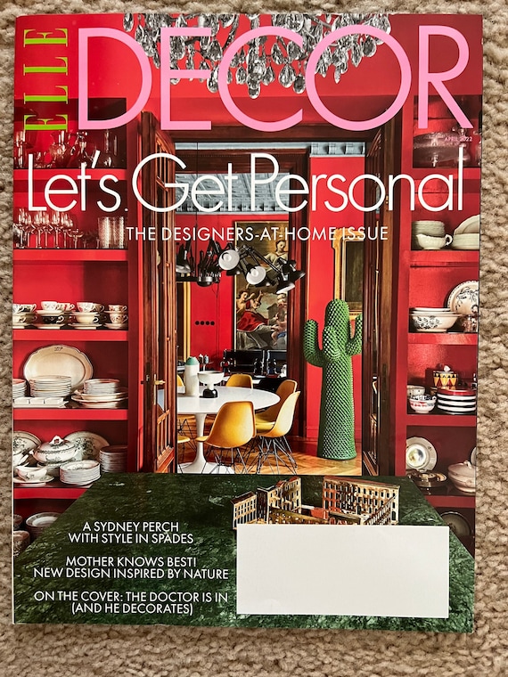 Buy ELLE DECOR Magazine April 2022 the Designer\'s at Home Online ...
