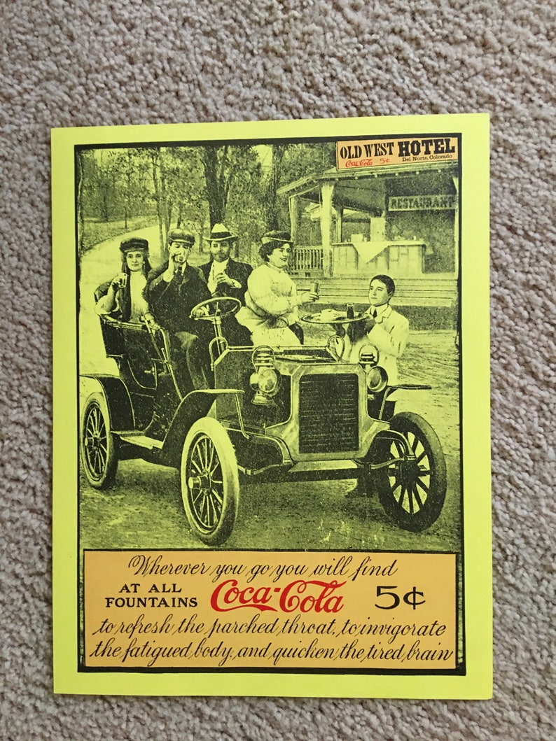 Vintage Coca Cola Advertisement Poster image 1