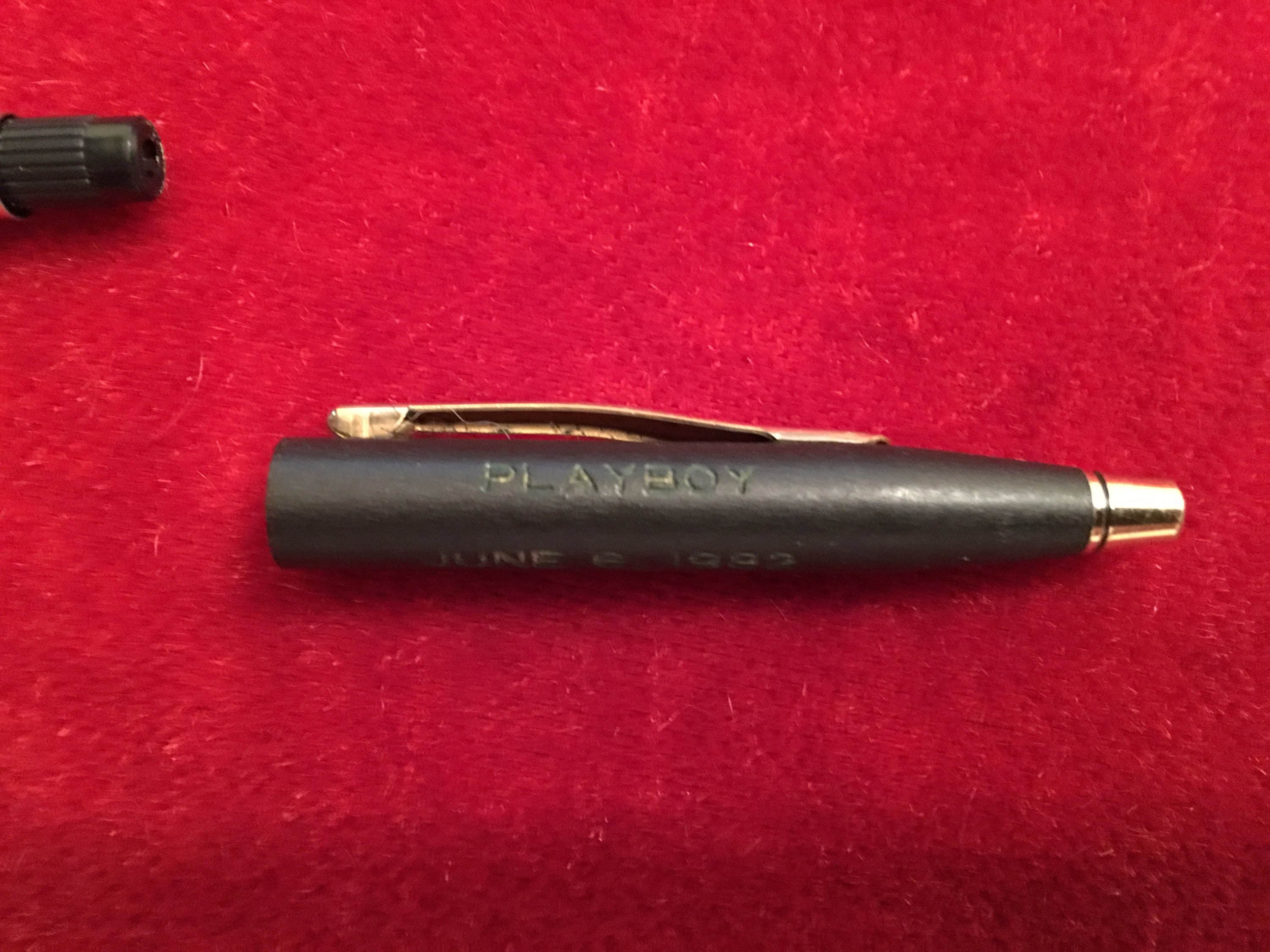 1982 PLAYBOY & 20th Century Fox Cross Black Matte Ballpoint Pen