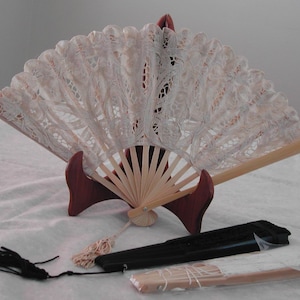 Battenburg Lace Fan