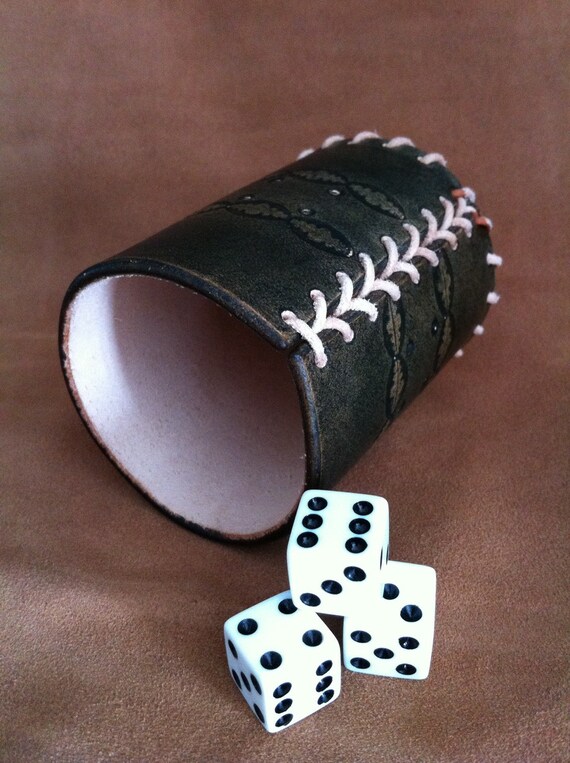 Items similar to Leather Dice Cup on Etsy