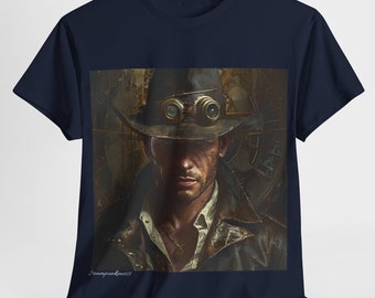 Steampunk Indiana Jones T-shirt