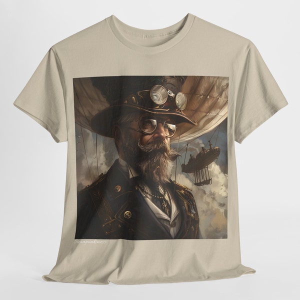 Steampunk Airship Captain T-shirt