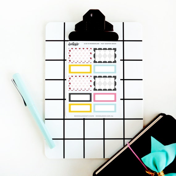 Alice In Wonderland Mini Kit Ala Carte Functional Write On Etsy