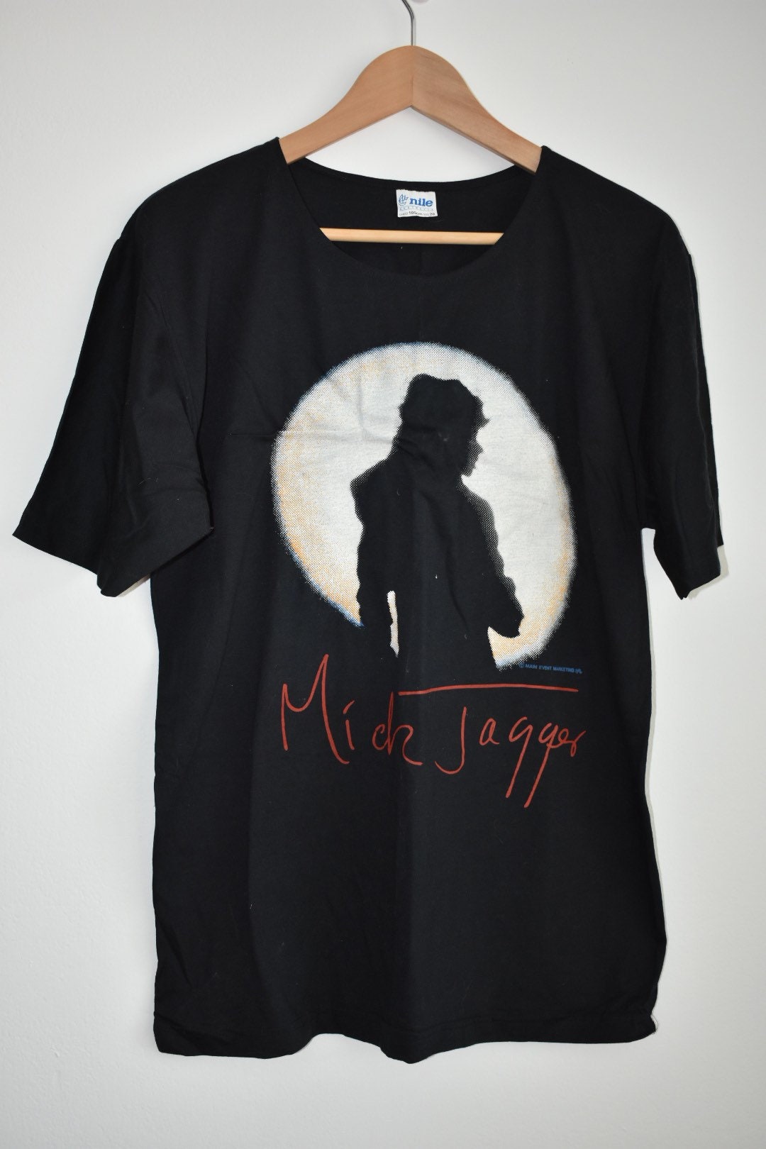 1988 Mick Jagger Australia Tour Tee - Etsy
