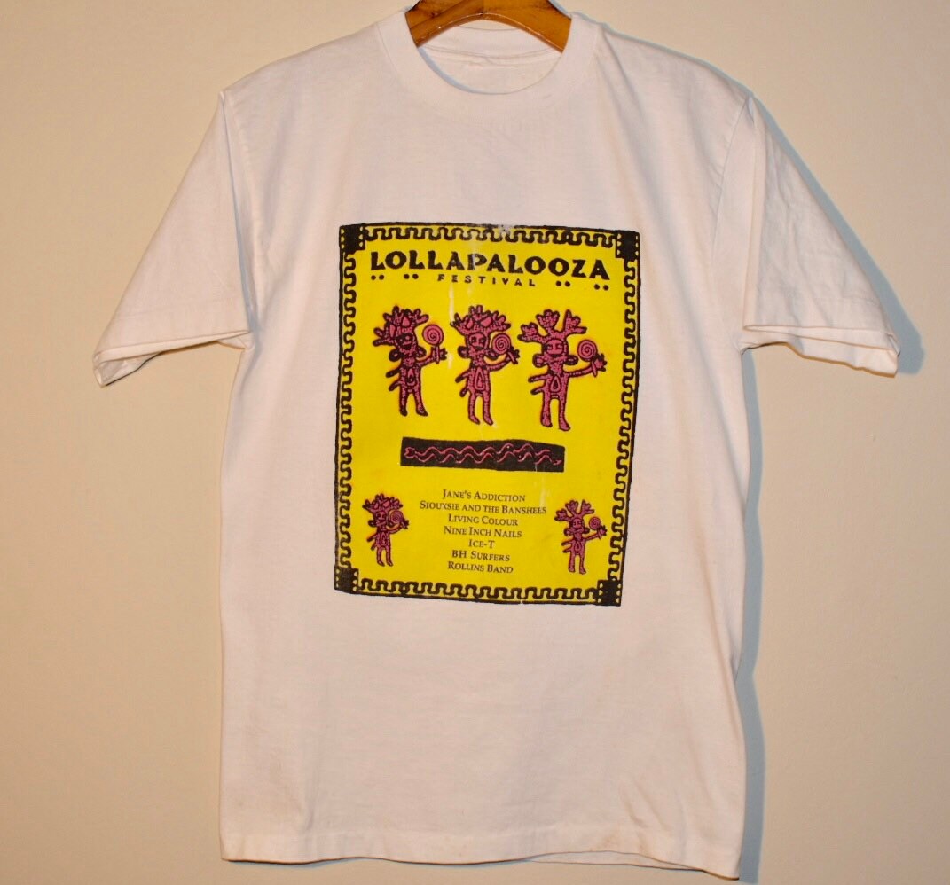 1991 Lollapalooza Festival Tshirt Etsy