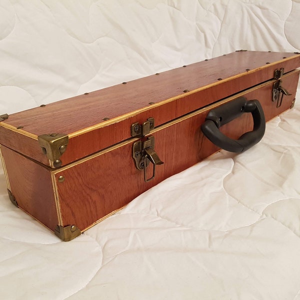 Pontian Lyra traditionele handgemaakte koffer van Papadopoulos, uit Griekenland