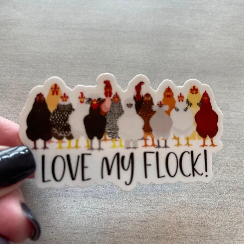 Flocked Stickers - Etsy
