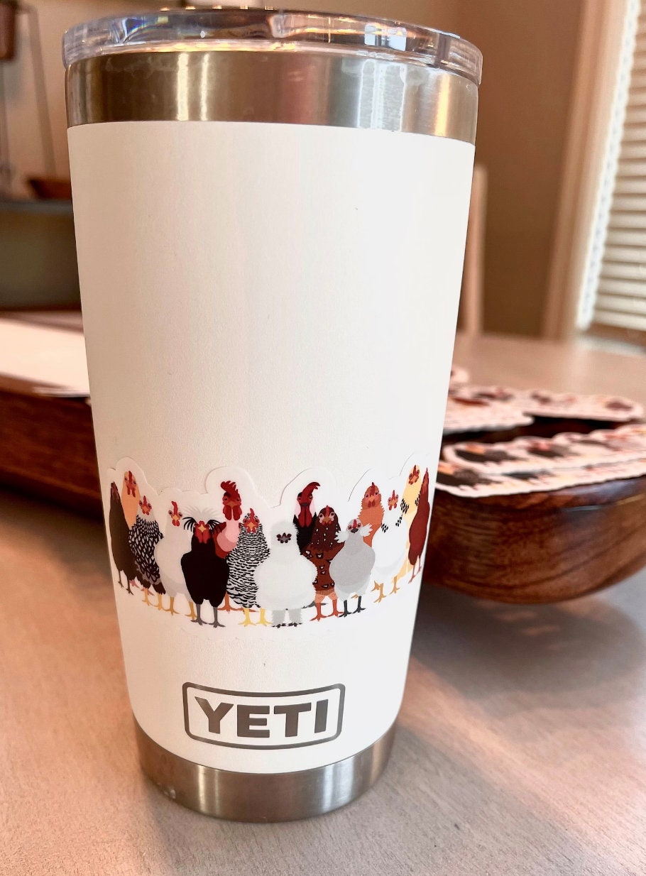 Chicken Sticker Perfect to Add Onto Your Water Bottle, Car, Computer or ...