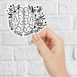 Mental health matters sticker / mental health sticker / sticker mental health / mental health awareness / positive sticker / laptop sticker