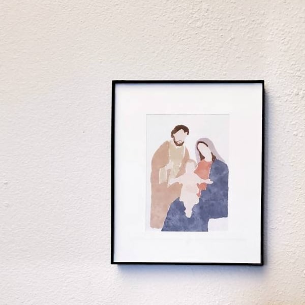 Holy Family Instant Download Print