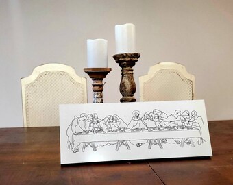 Minimalist Last Supper Instant Download