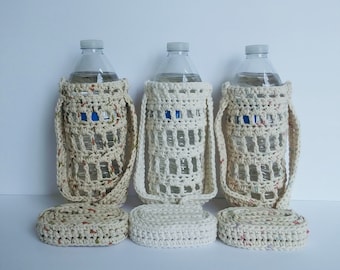 Hand-Crocheted Water Bottle Holders