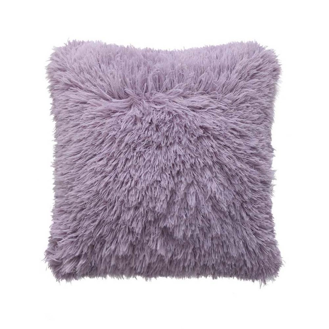 Lavender Fluffy Soft Decorative Square Cushion Cover 18 inches Etsy