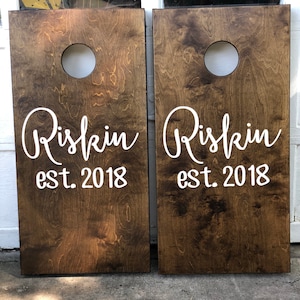Custom Cornhole Boards - Bean Bag Toss