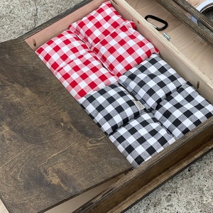 ADD ON - Cornhole Boards Bag Compartment - Bean Bag Toss