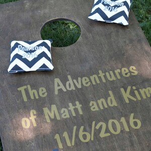 Custom Cornhole Boards & Custom Bags - Bean Bag Toss