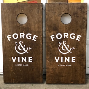 Custom Cornhole Boards - Bean Bag Toss - Company Logo