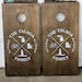 Custom Cornhole Boards ONLY - Bean Bag Toss - Family Seal