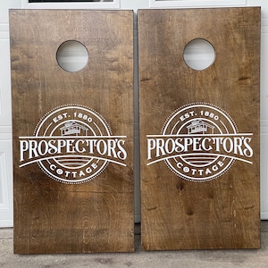 Custom Cornhole Boards - Bean Bag Toss - Company Logo