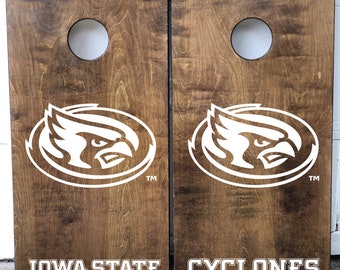 Iowa State Cyclone Cornhole Boards - Bean Bag Toss - OFFICIALLY LICENSED