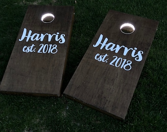 ADD ON - Cornhole Boards LED Lights - Bean Bag Toss