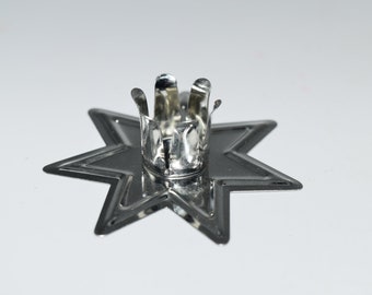 Silver Metal Party Chime Candle Holder - Candle ,