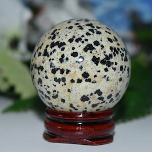 40mm Dalmatian Jasper Crystal Sphere -, Crystal, Stone, Rock Collection, Gemstone,