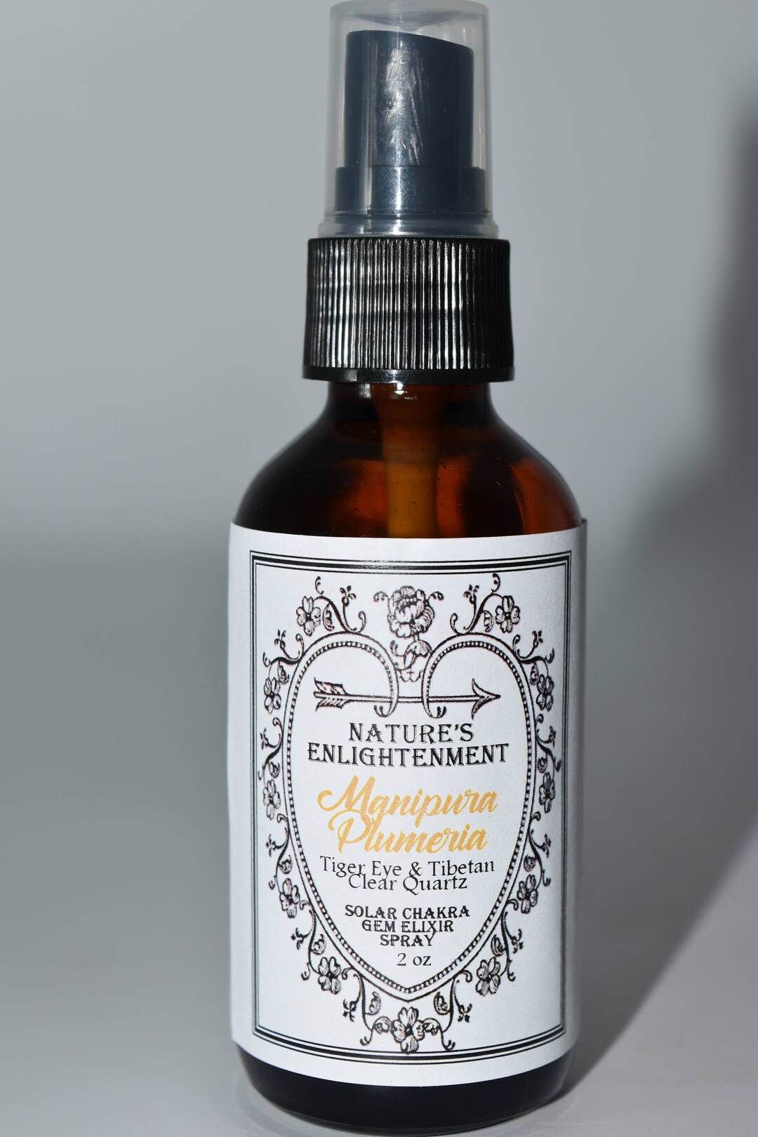 Solar Chakra Gem Elixir Spray- Tiger Eye- Plumeria- Manipura Chakra ...