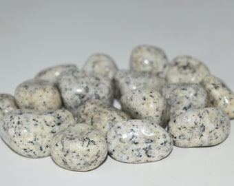 Dalmatian Jasper Crystal Tumbled - Rock Collection, Gemstones, Decor, Crafting, Crystals, Stones