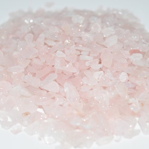 50g Rose Quartz Crystal Chips -, Crystal, Stone, Rock Collection, Gemstone,