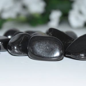 XL Tumbled Elite Noble Shungite Crystal 1 pc-, High Vibration, Cleansing, Detox,