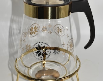PYREX Flameware 9カップガラスコーヒーポット コーヒーパーコレーター PYREX Flameware 9カップガラスコーヒーポット コーヒーパーコレーター
