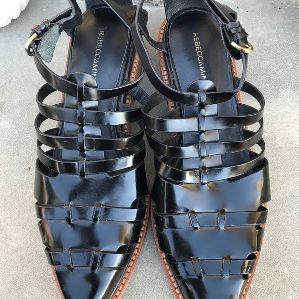 Rebecca Minkoff strappy leather sandals 8 1/2