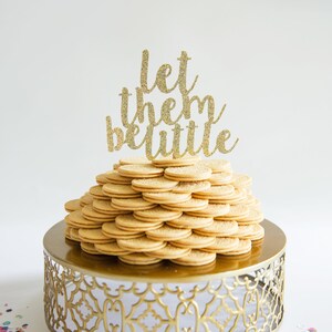 Che siano Little Cake Topper, Gender Neutral Reveal Party, Glitter Decoration, Welcome little one, Lui o Lei, Miss o Mr, Beau o Belle
