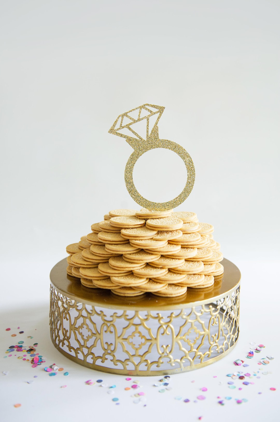 Ring Cake Topper Bridal Shower Decorations Baby Shower Brunch - Etsy