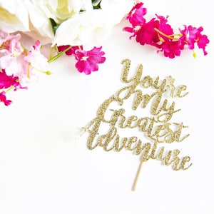 Glitter Party Decorations Pick Me Luv Me Cake Topper Baby Shower Happy Birthday Bridal Shower Gender Neutral Reveal Party
