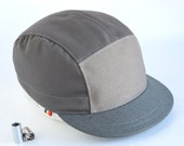 Army 5 Panel Hat, Military Cycling Cap, Upcycled Front Panel