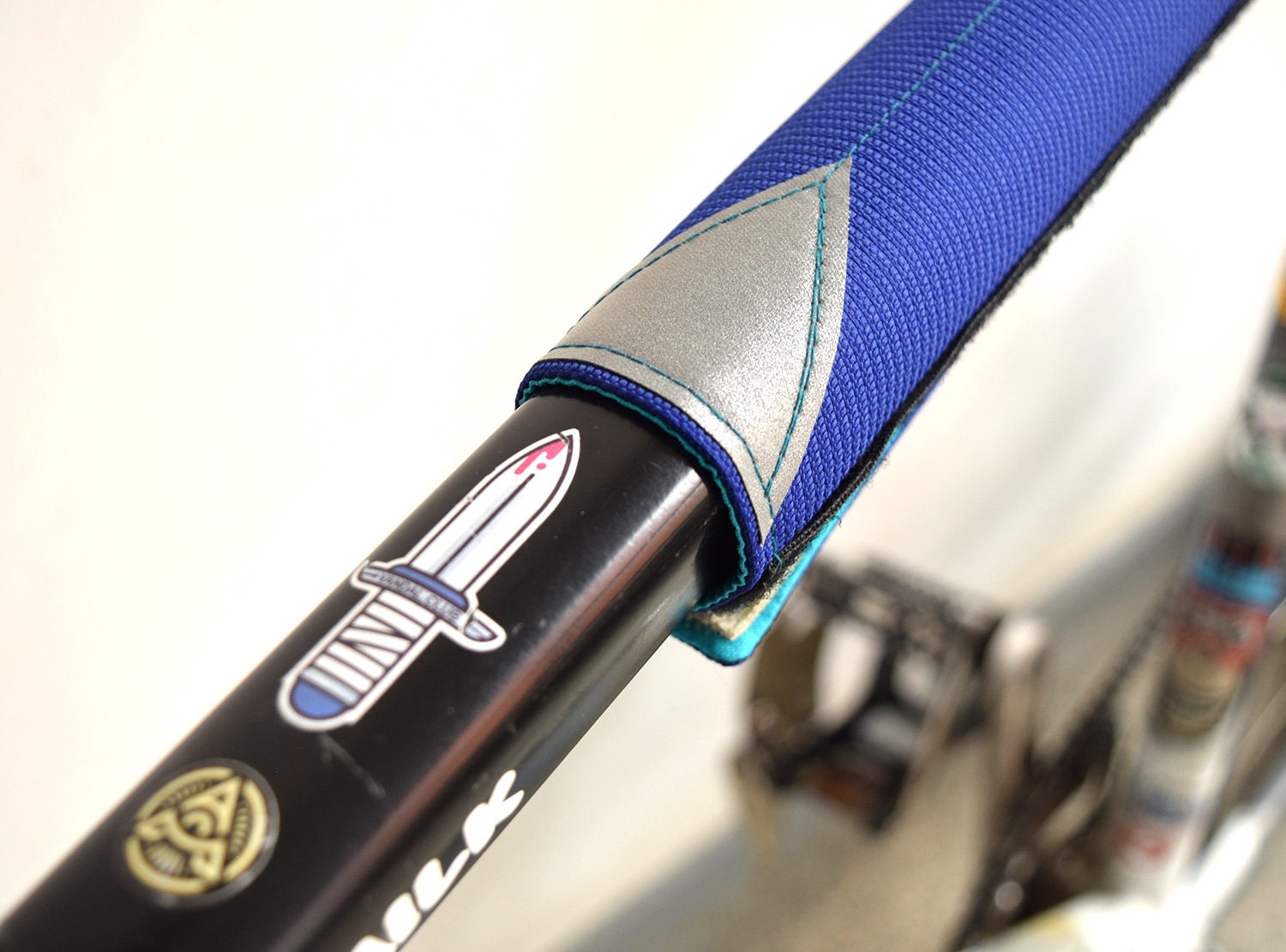Bicycle Frame Pad. Royal Blue Top Tube Padding. Bike Top Tube Etsy UK