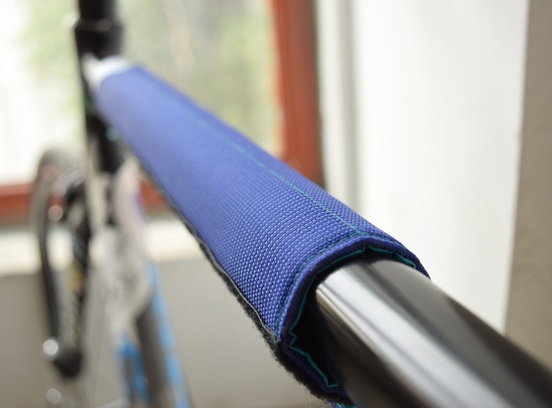 Bicycle Frame Pad. Royal Blue Top Tube Padding. Bike Top Tube Etsy UK