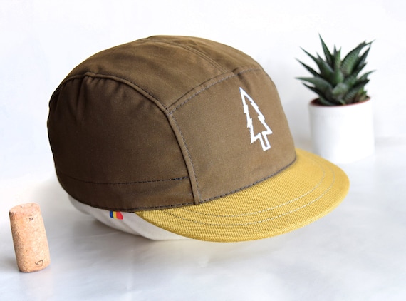 Cappello snapback marrone e giallo senape Cappello ricamato a | Etsy Italia