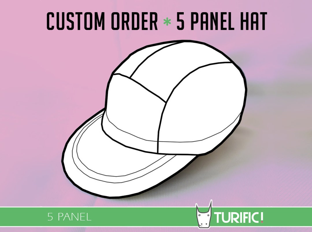Custom 5 Panel Hat Five Panel Cap Custom Hat Bespoke Cap - Etsy