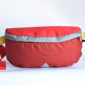 Reds fanny pack belt bag fanny pack belt pouch hip bag hip pack waist bag waist pack bum bag vegan fanny pack handmade bum bag