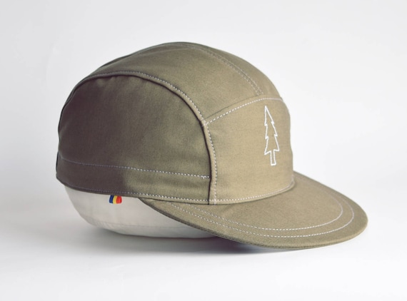 Embroidered 5 Panel Hat Pine Tree 
