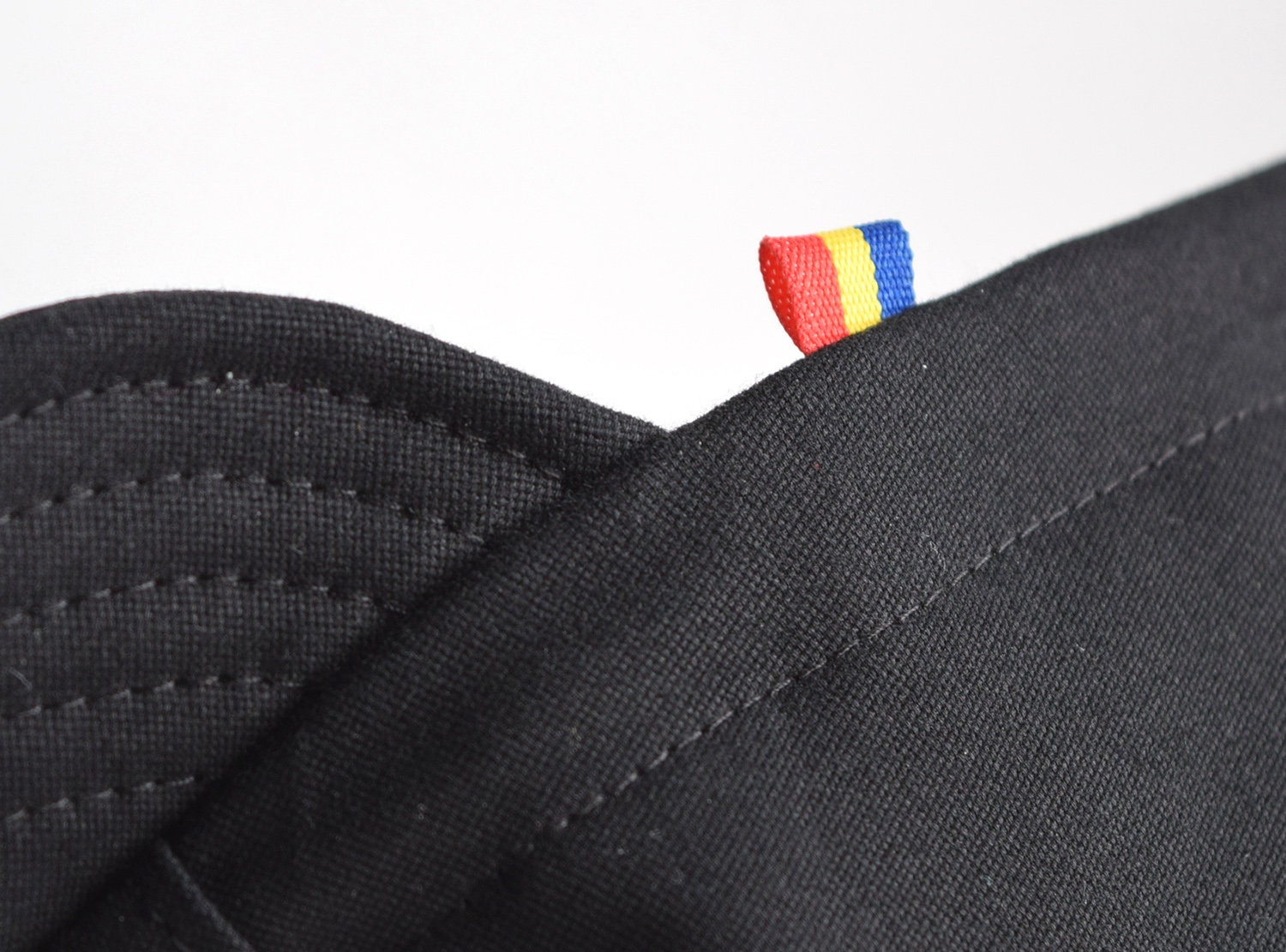 All Black Cycling Cap, Soft Brim Cotton Cap, Cycling Hat