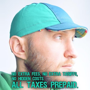 ③自転車用サイクリングキャップ　帽子　ビンテージ