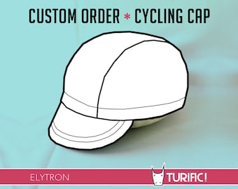 Custom Cycling Cap: Handmade Elytron Fixed Gear Cycle Cap