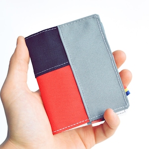 Billetera vegana delgada, Billetera minimalista plegable, Billetera vegana para mujeres y hombres