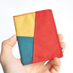 Parches billetera vegana, billetera bifold, billetera minimalista, billetera vegana para mujer, billetera bifold delgada, billetera para mujer, billetera vegana delgada