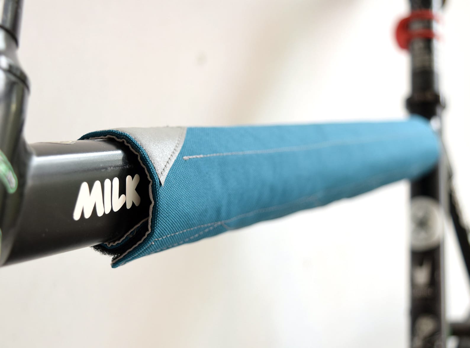 Bike Top Tube Protector. Teal Bicycle Frame Pad. Top Tube Etsy